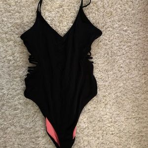 Victoria’s Secret pink swimsuit